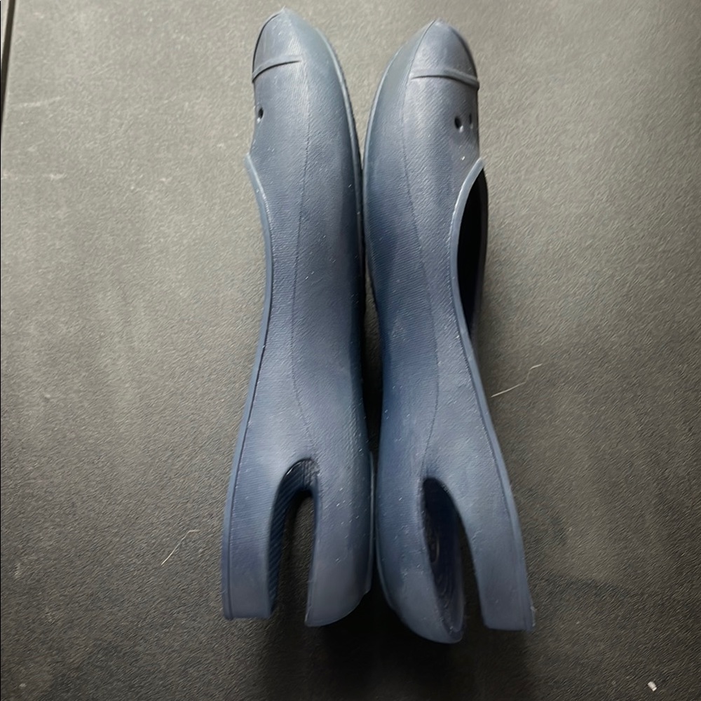 Crocs Women's Open Toe Kadee Blue Slip-On Flat Size 9 - Picture 4 of 6